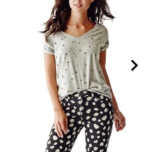 Guess Short Sleeve Embellished & Destroyed Tee